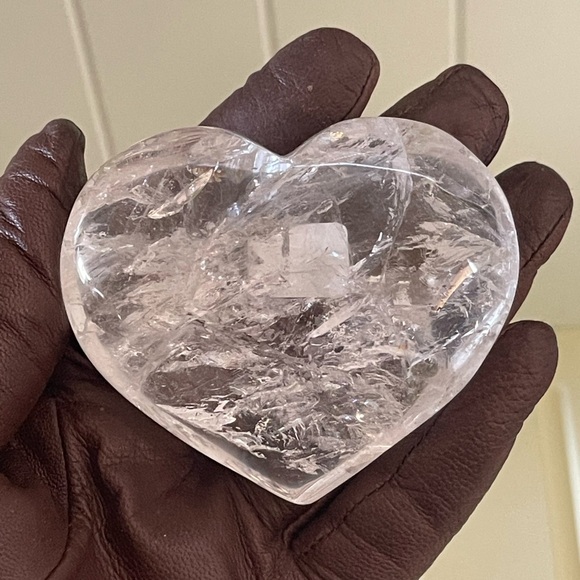 Other - Clear Quartz hand carved Heart